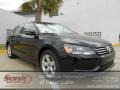 2012 Black Volkswagen Passat 2.5L SE  photo #1