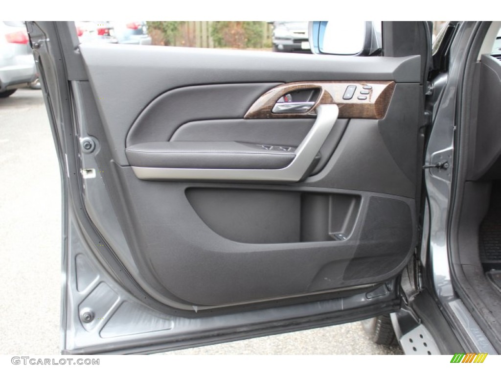 2011 Acura MDX Technology Ebony Door Panel Photo #61087927