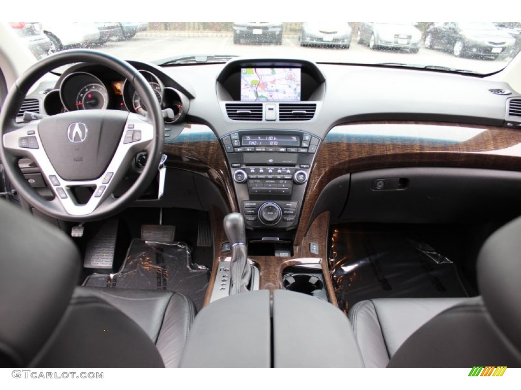 2011 Acura MDX Technology Ebony Dashboard Photo #61087972