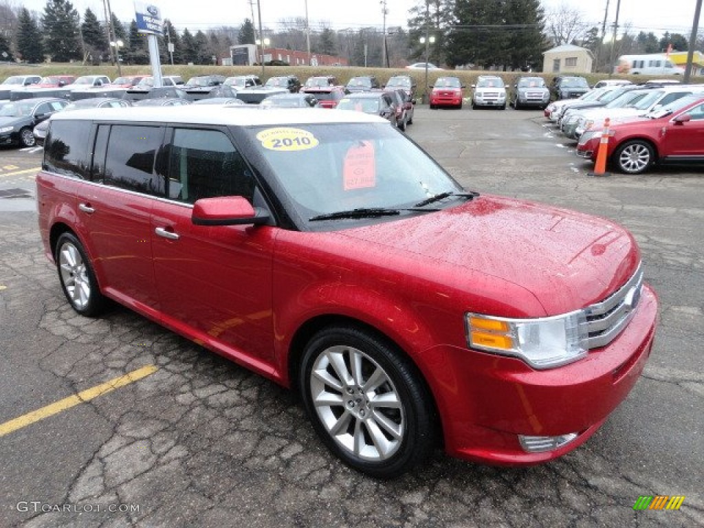 2010 Flex SEL EcoBoost AWD - Red Candy Metallic / Charcoal Black photo #6