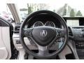 Taupe 2011 Acura TSX Sedan Steering Wheel