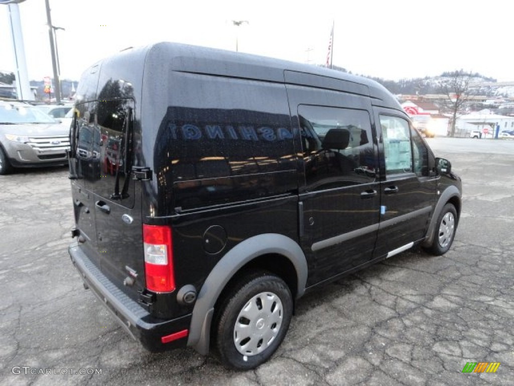 Panther Black Metallic 2012 Ford Transit Connect XLT Wagon Exterior Photo #61088750