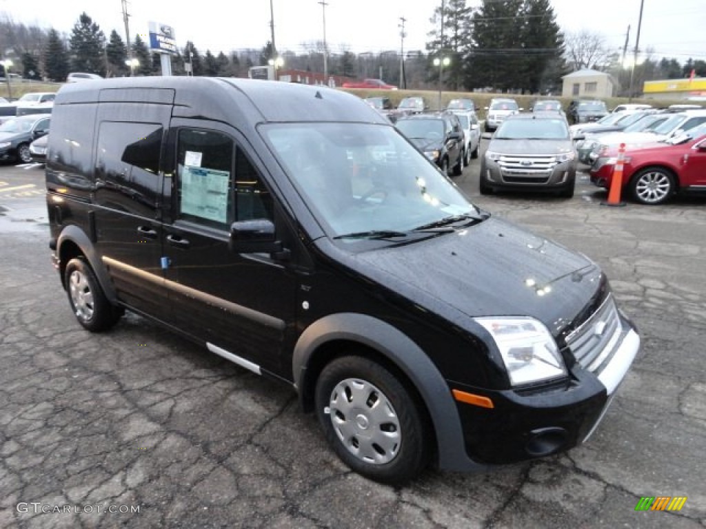 Panther Black Metallic 2012 Ford Transit Connect XLT Wagon Exterior Photo #61088768