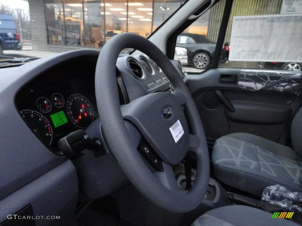 2012 Ford Transit Connect XLT Wagon Dark Grey Steering Wheel Photo #61088828