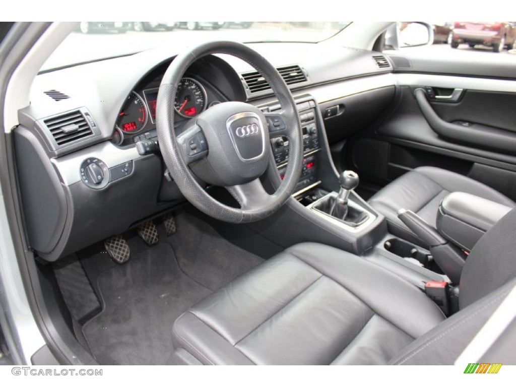 Ebony Interior 2006 Audi A4 2.0T quattro Sedan Photo #61088861