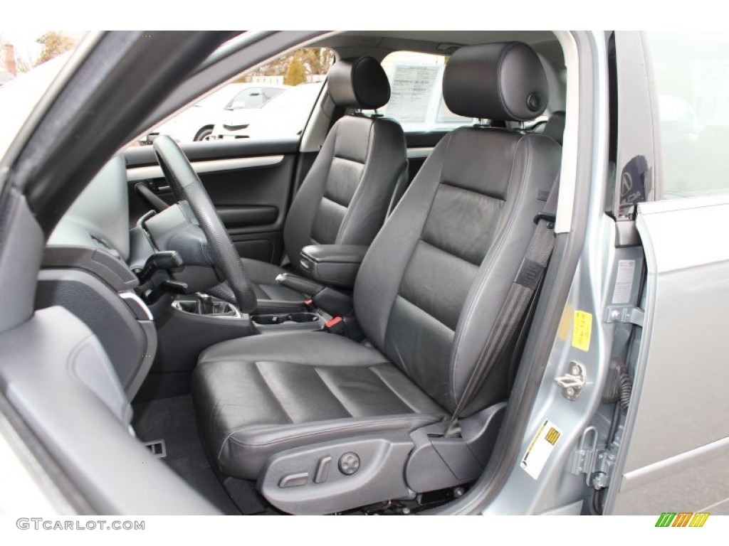 Ebony Interior 2006 Audi A4 2.0T quattro Sedan Photo #61088876
