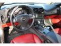 Ebony/Red 2009 Chevrolet Corvette Coupe Dashboard