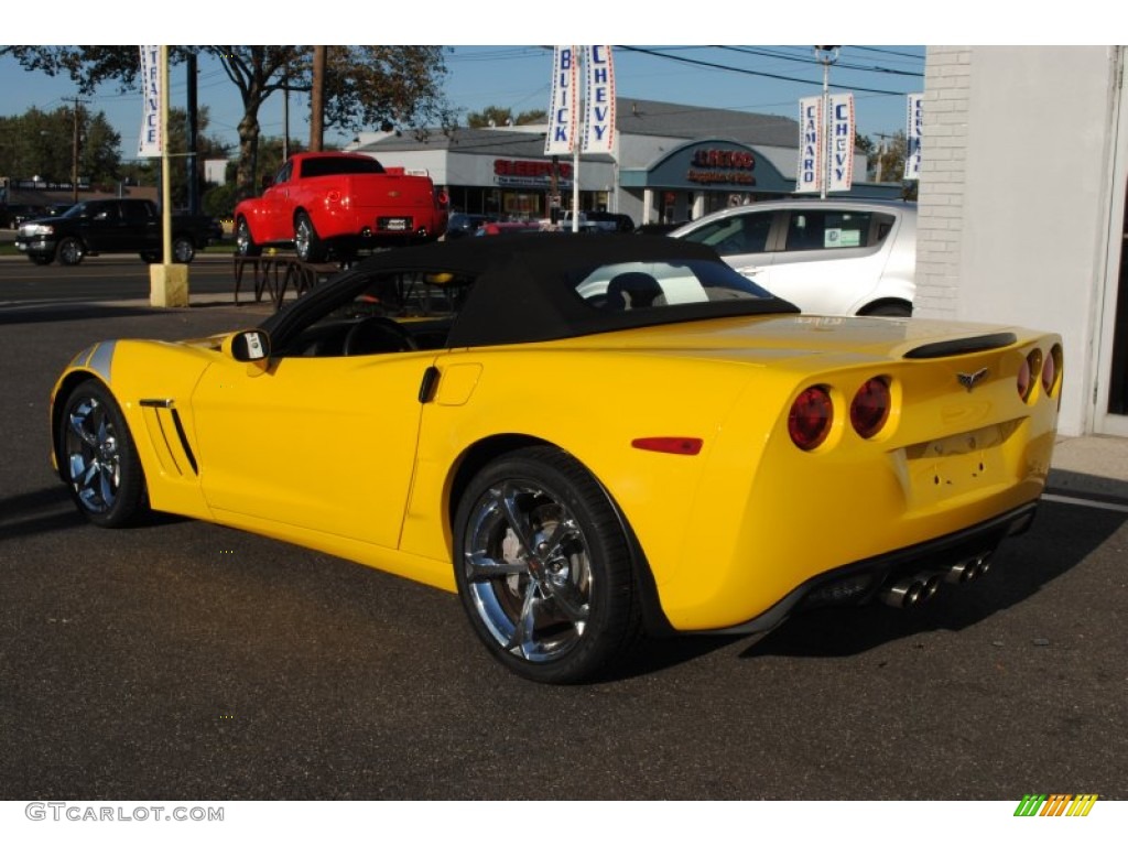 Velocity Yellow 2011 Chevrolet Corvette Grand Sport Convertible Exterior Photo #61089519
