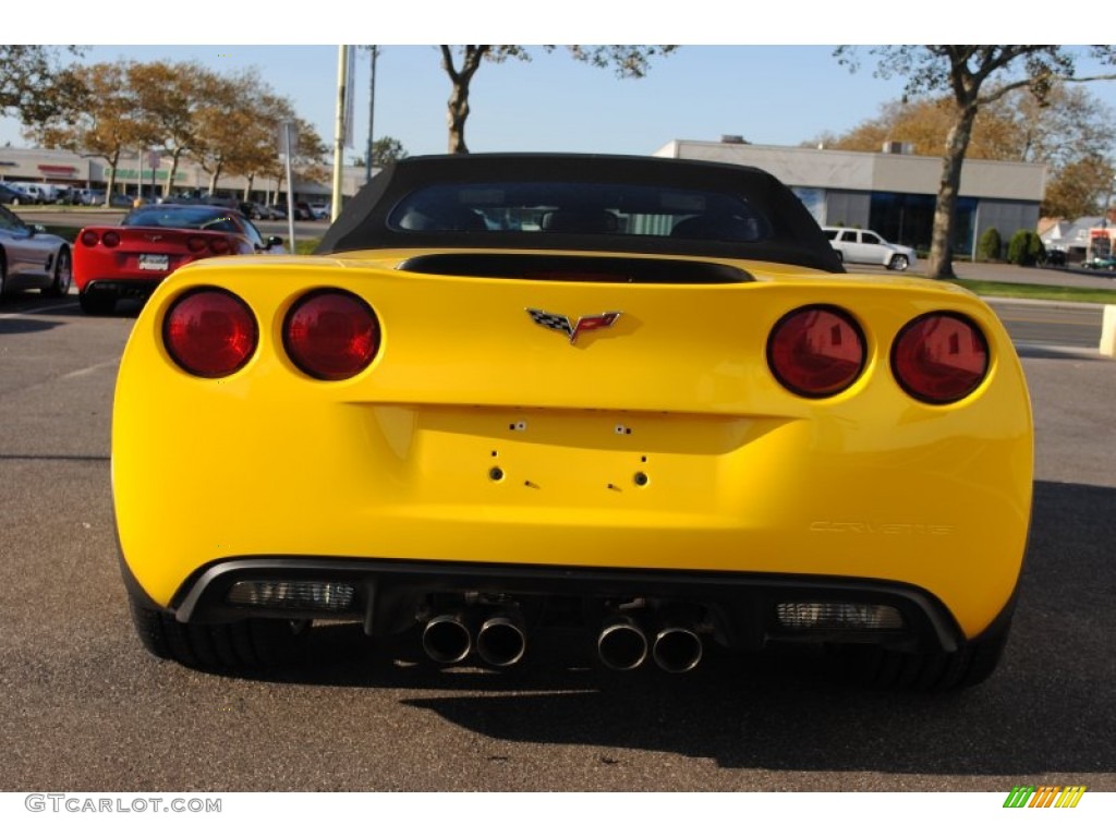 Velocity Yellow 2011 Chevrolet Corvette Grand Sport Convertible Exterior Photo #61089529