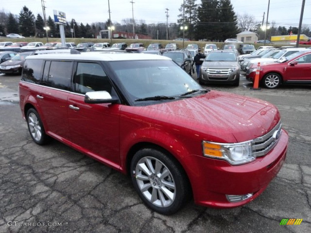 Red Candy Metallic 2012 Ford Flex Limited EcoBoost AWD Exterior Photo #61089647