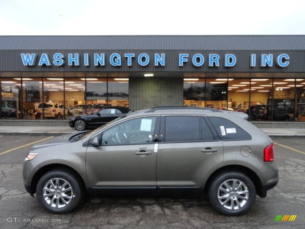 2012 Edge SEL AWD - Mineral Grey Metallic / Medium Light Stone photo #1
