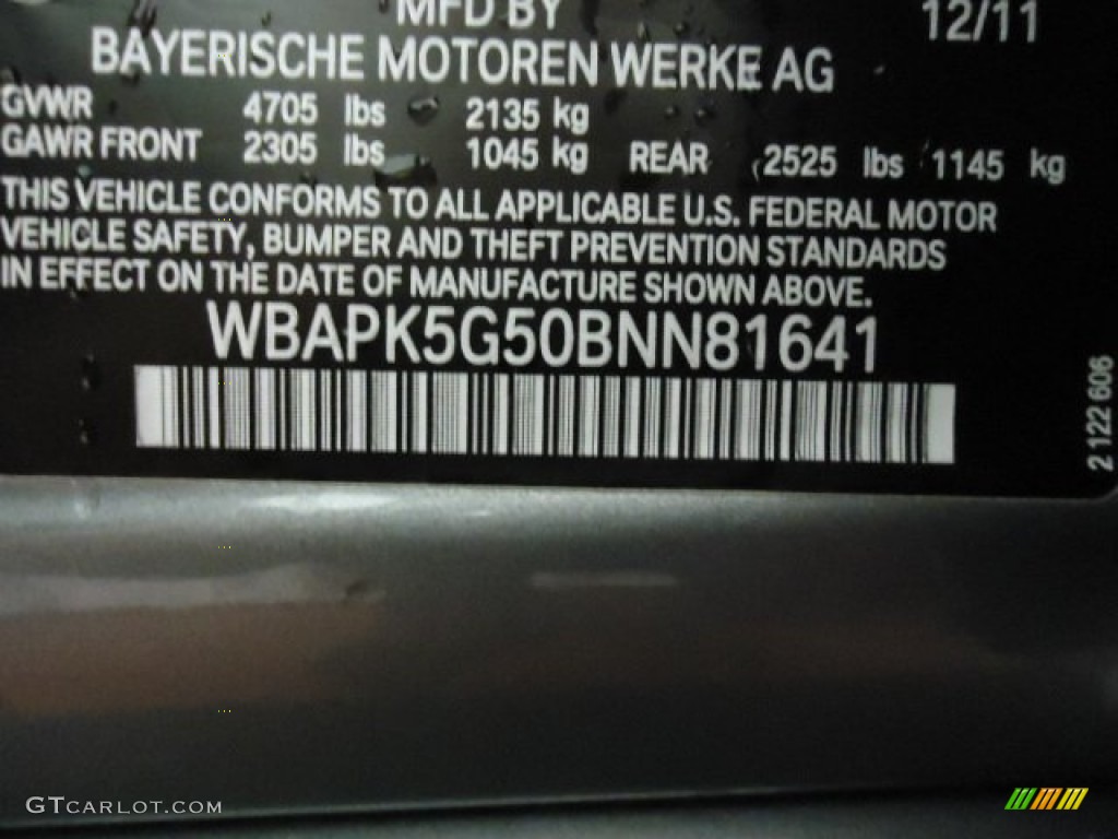 2011 3 Series 328i xDrive Sedan - Space Gray Metallic / Black photo #15