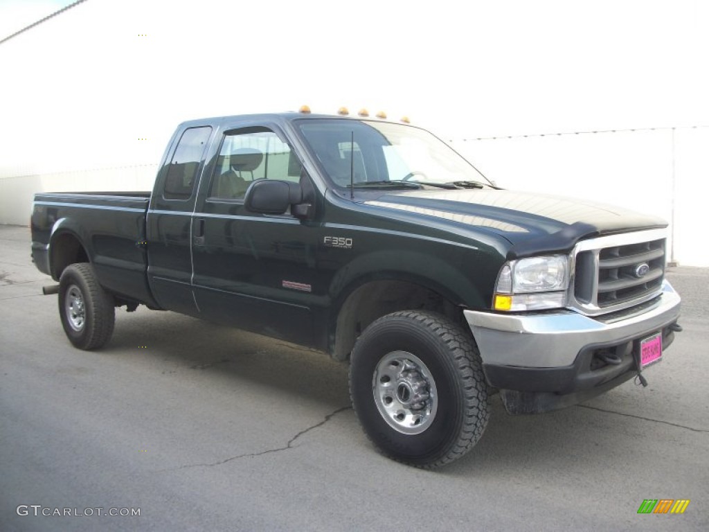 Dark Highland Green Metallic Ford F350 Super Duty