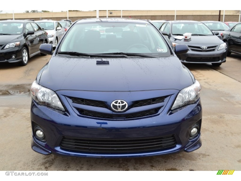 2012 Corolla S - Nautical Blue Metallic / Dark Charcoal photo #2
