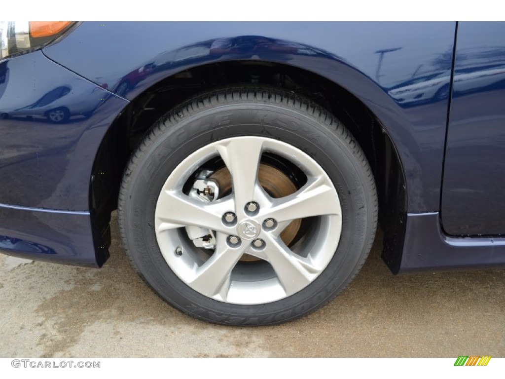 2012 Corolla S - Nautical Blue Metallic / Dark Charcoal photo #5