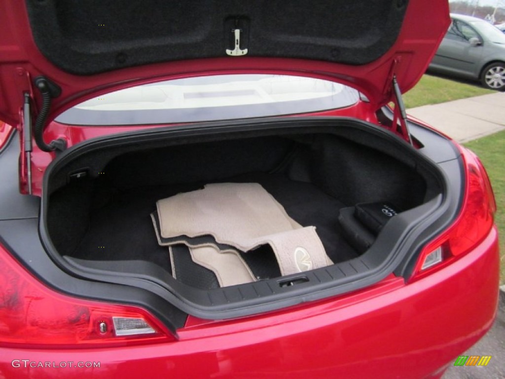 2008 G 37 Coupe - Vibrant Red / Wheat photo #15