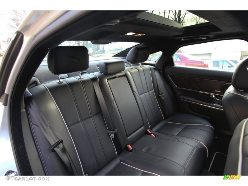 Jet Black/Ivory Interior 2011 Jaguar XJ XJ Supercharged Photo #61091714