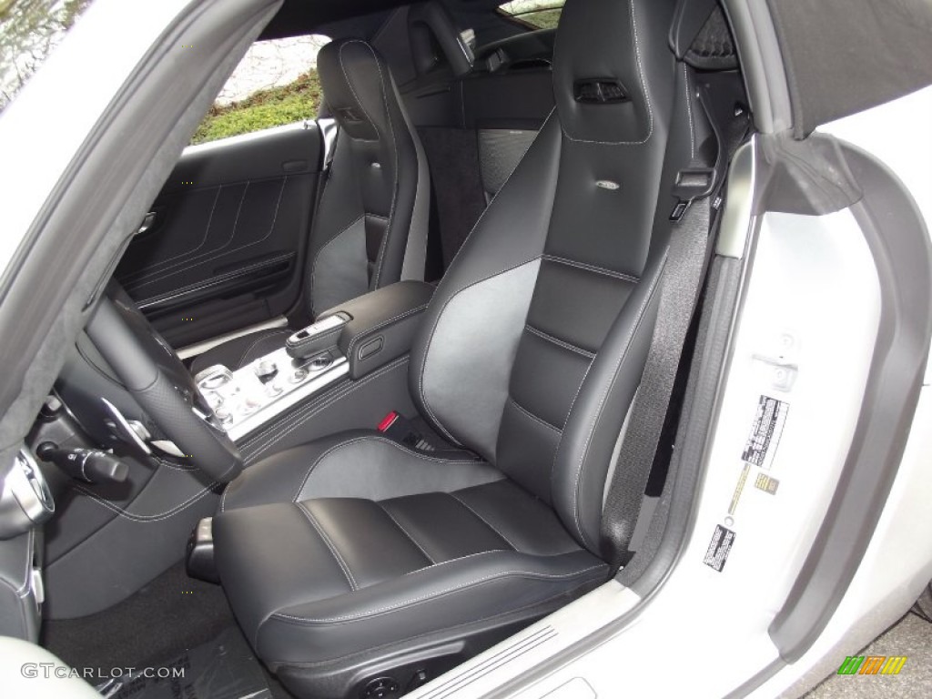 designo Black Interior 2012 Mercedes-Benz SLS AMG Roadster Photo #61092824