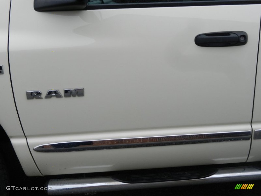 2008 Ram 1500 Big Horn Edition Quad Cab 4x4 - Cool Vanilla White / Medium Slate Gray photo #18