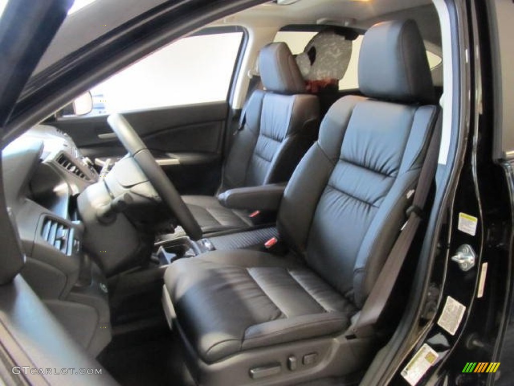 Black Interior 2012 Honda CR-V EX-L 4WD Photo #61093429