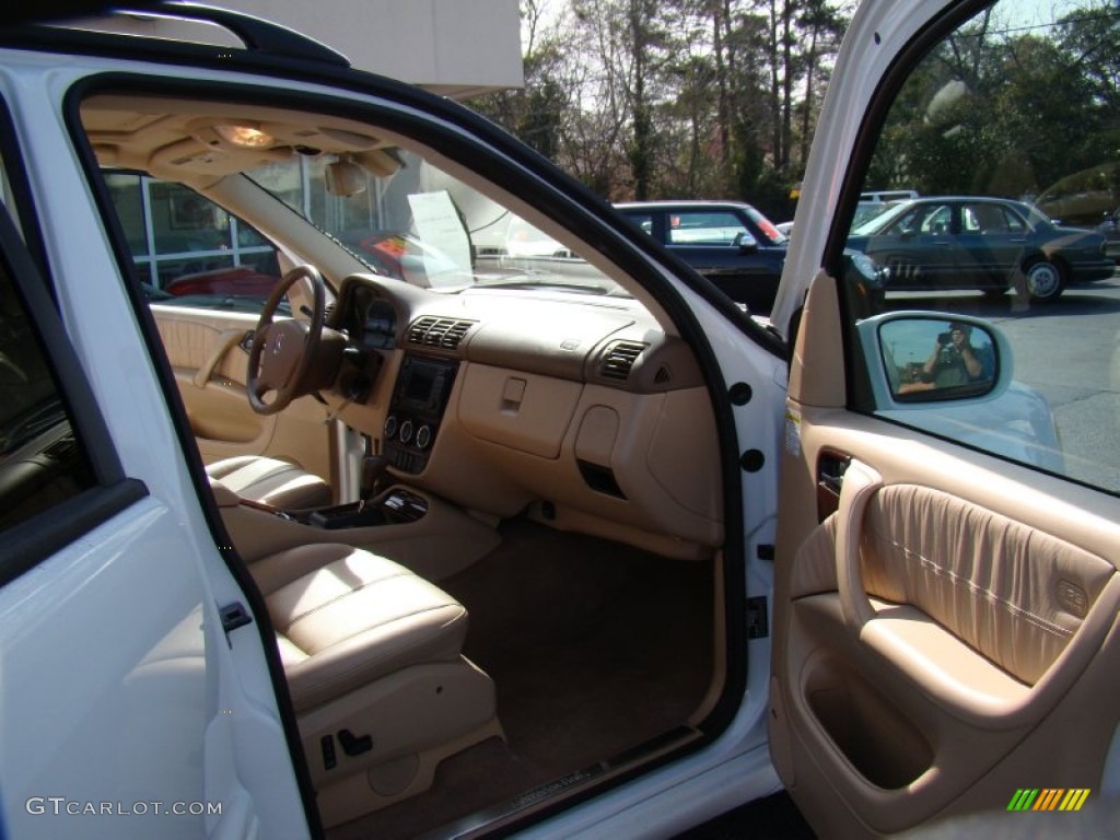 2005 ML 350 4Matic - Alabaster White / Java photo #14