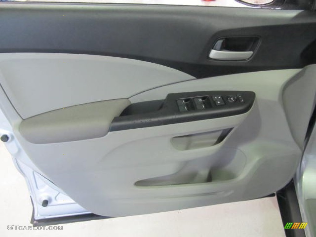 2012 CR-V LX 4WD - Alabaster Silver Metallic / Gray photo #6