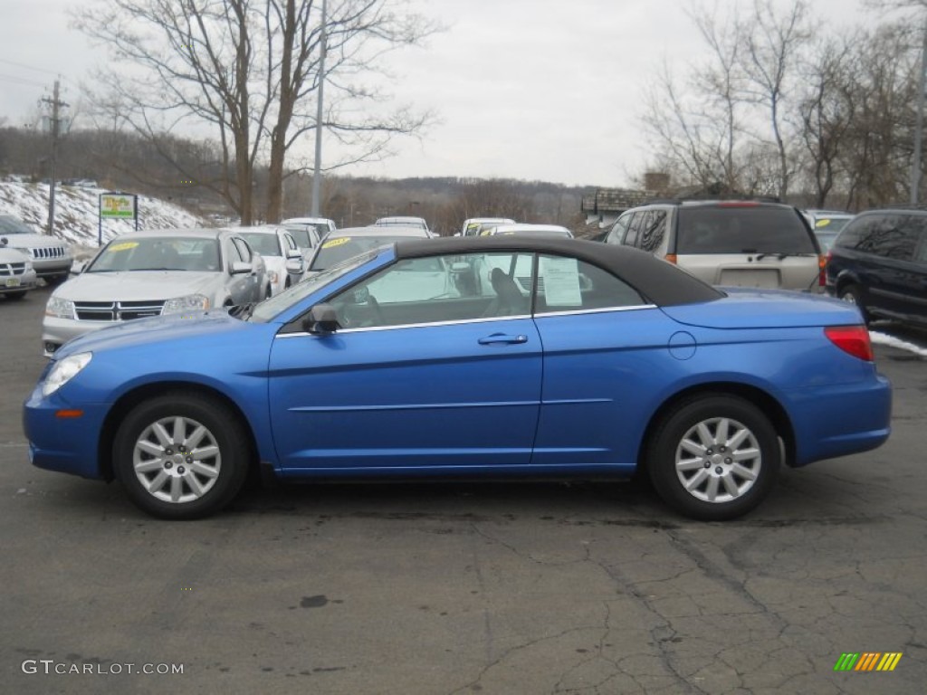 Marathon Blue Pearl 2008 Chrysler Sebring LX Convertible Exterior Photo #61093889