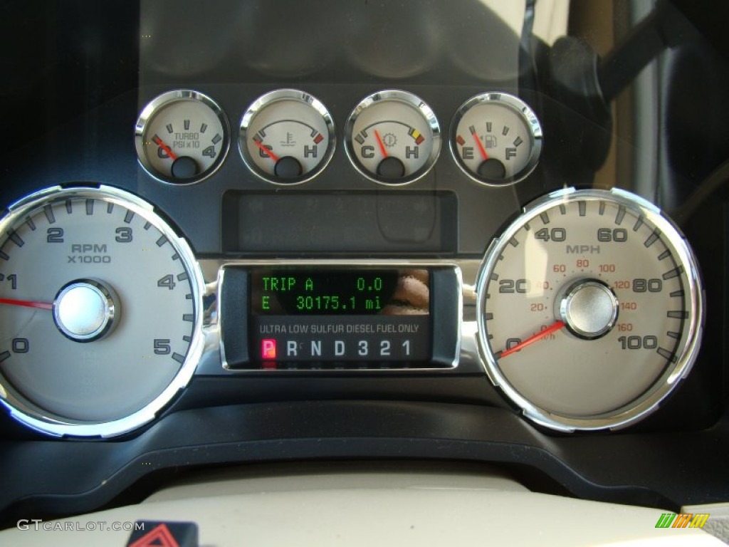2008 Ford F450 Super Duty Lariat Crew Cab 4x4 Dually Gauges Photo #61094225