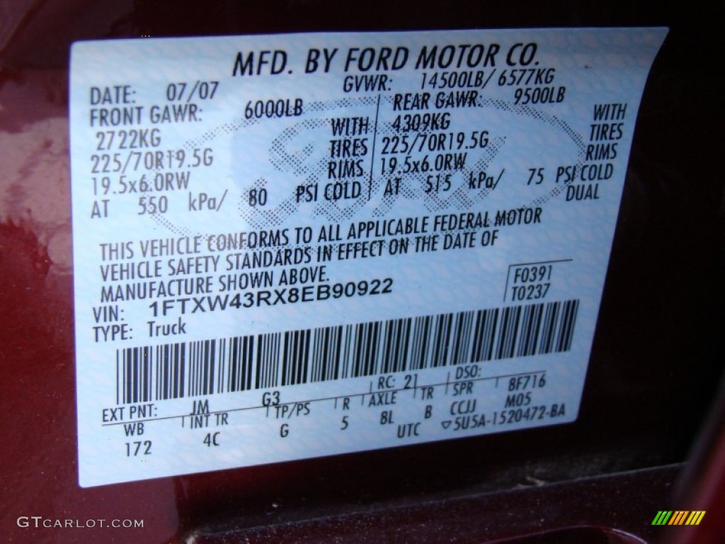 2008 Ford F450 Super Duty Lariat Crew Cab 4x4 Dually JM Photo #61094243