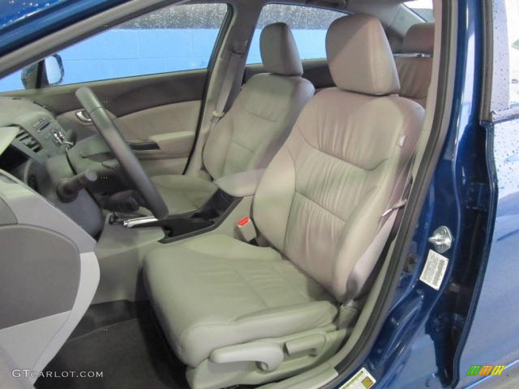 Gray Interior 2012 Honda Civic EX-L Sedan Photo #61094480