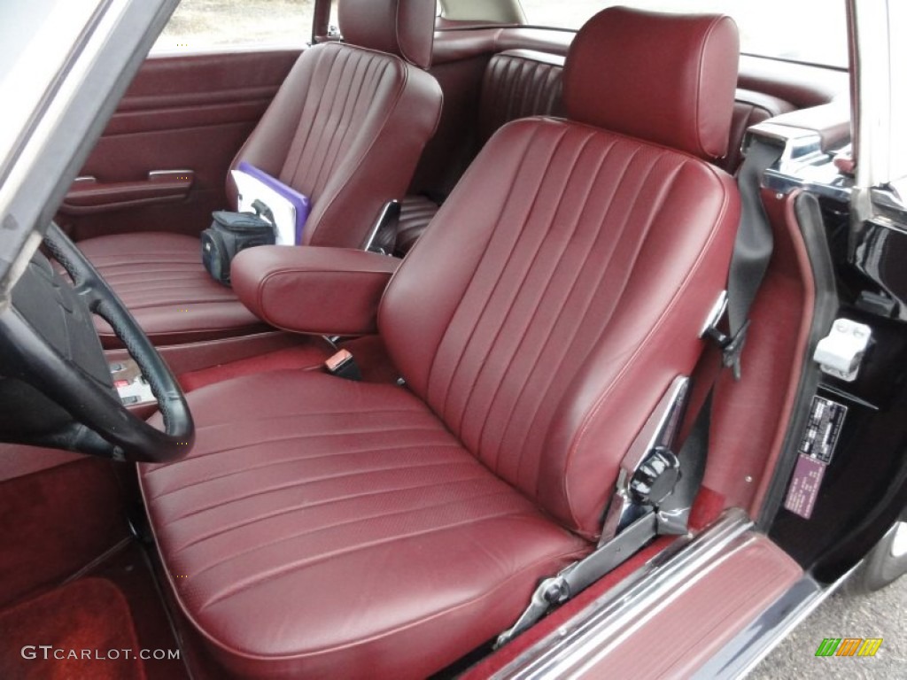 Red Interior 1987 Mercedes-Benz SL Class 560 SL Roadster Photo #61095874