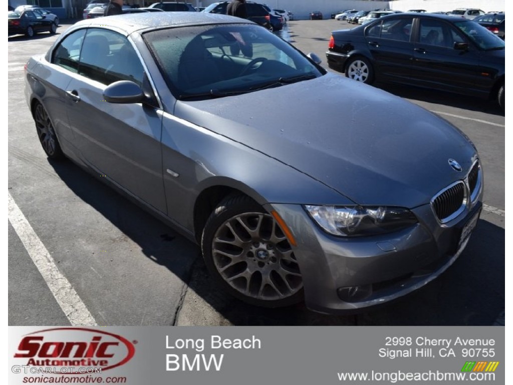 2007 3 Series 328i Convertible - Sparkling Graphite Metallic / Black photo #1