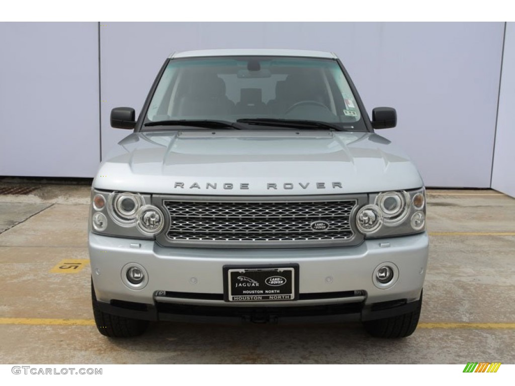 2007 Range Rover Supercharged - Zermatt Silver Metallic / Jet Black photo #7