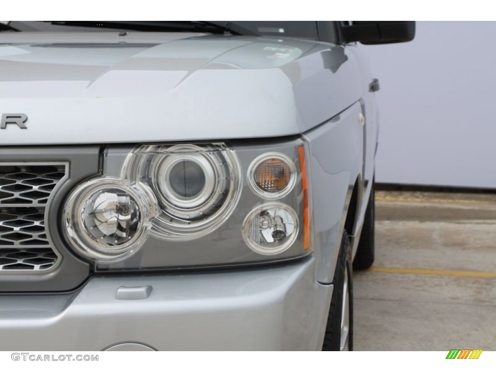 2007 Range Rover Supercharged - Zermatt Silver Metallic / Jet Black photo #8