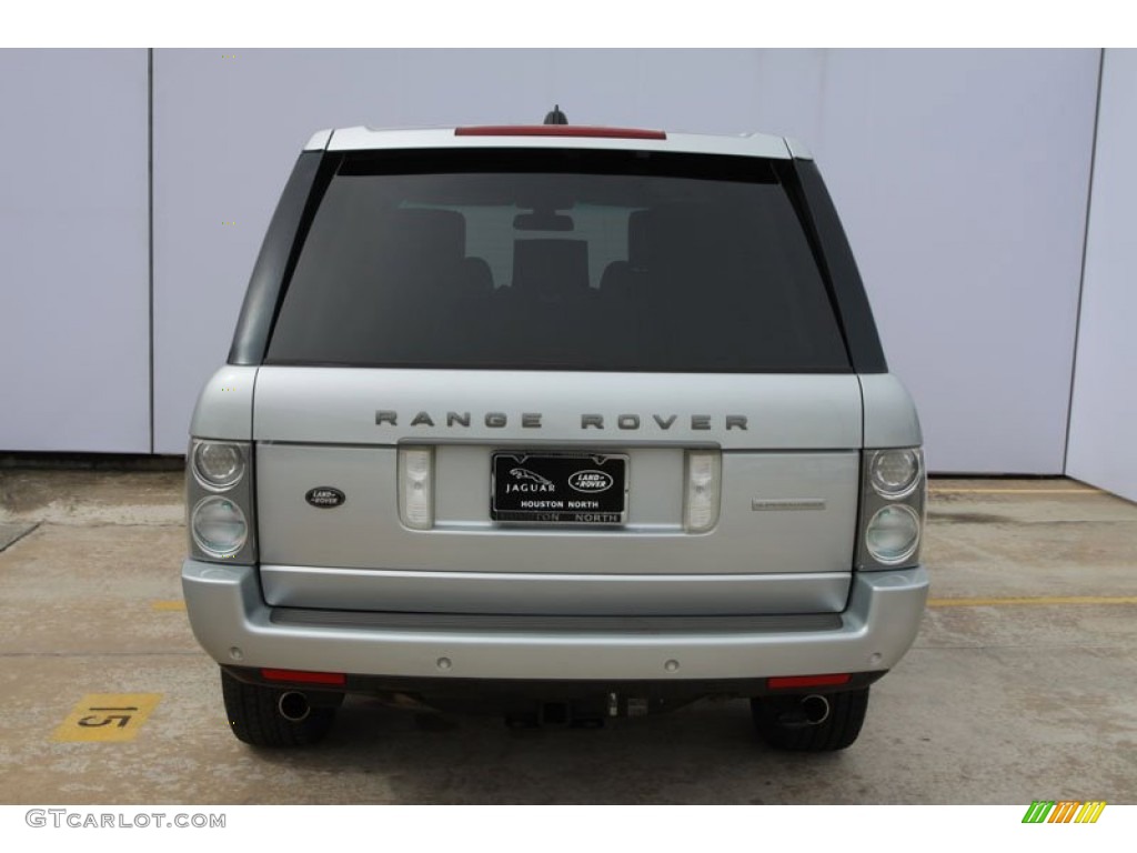 2007 Range Rover Supercharged - Zermatt Silver Metallic / Jet Black photo #10
