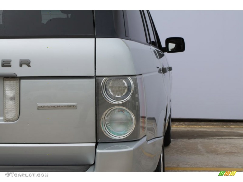 2007 Range Rover Supercharged - Zermatt Silver Metallic / Jet Black photo #11