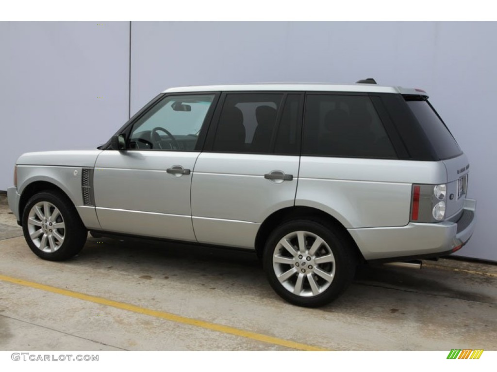 2007 Range Rover Supercharged - Zermatt Silver Metallic / Jet Black photo #14