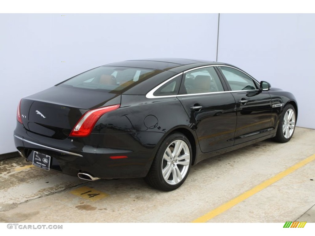 2012 XJ XJL Portfolio - Midnight Black / London Tan/Jet photo #3