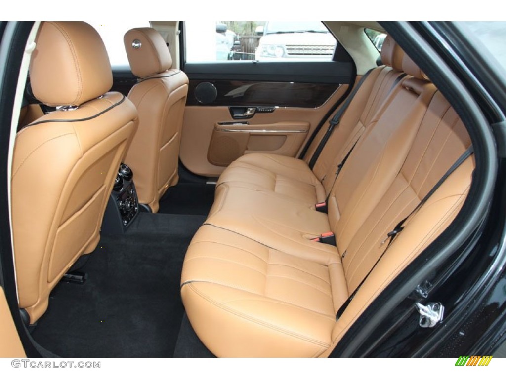 London Tan/Jet Interior 2012 Jaguar XJ XJL Portfolio Photo #61097195