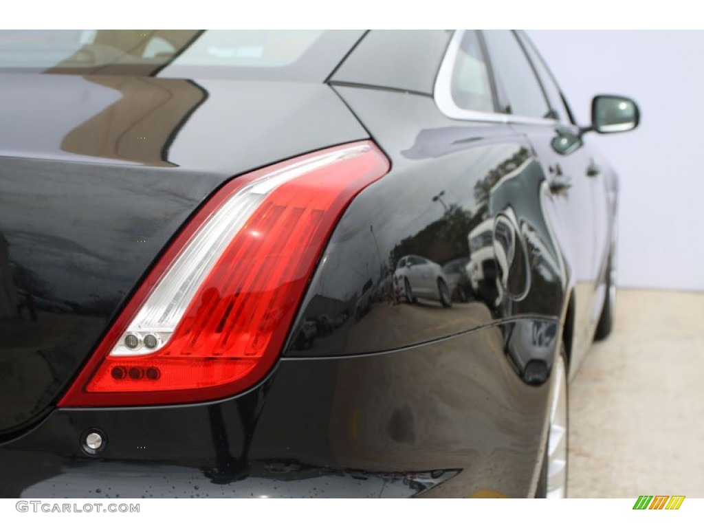 2012 XJ XJL Portfolio - Midnight Black / London Tan/Jet photo #7