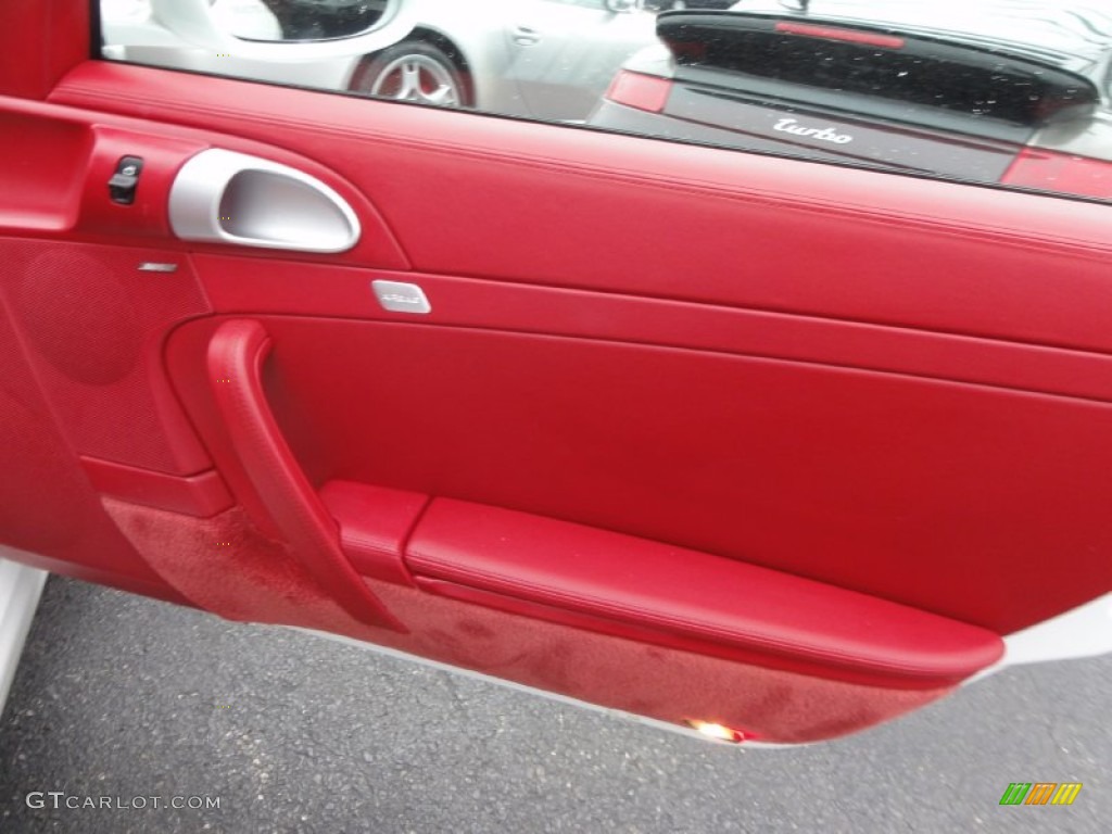2009 Porsche 911 Carrera S Coupe Carrera Red Door Panel Photo #61097219