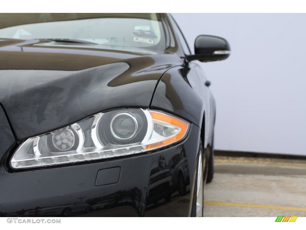 2012 XJ XJL Portfolio - Midnight Black / London Tan/Jet photo #9