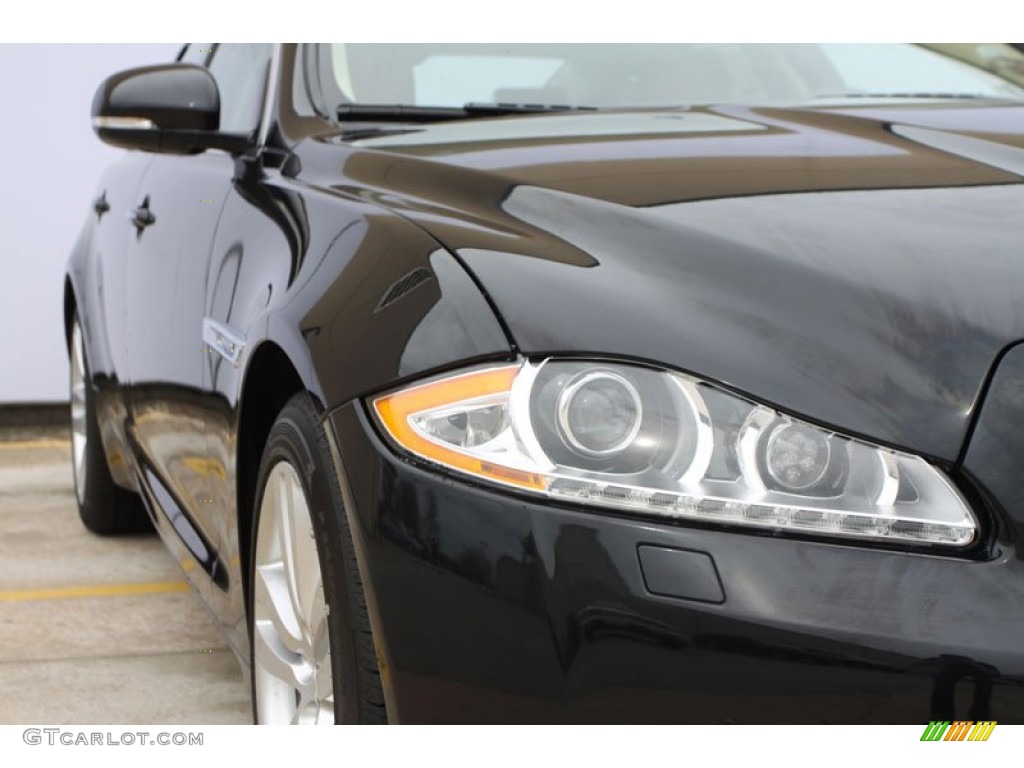 2012 XJ XJL Portfolio - Midnight Black / London Tan/Jet photo #10