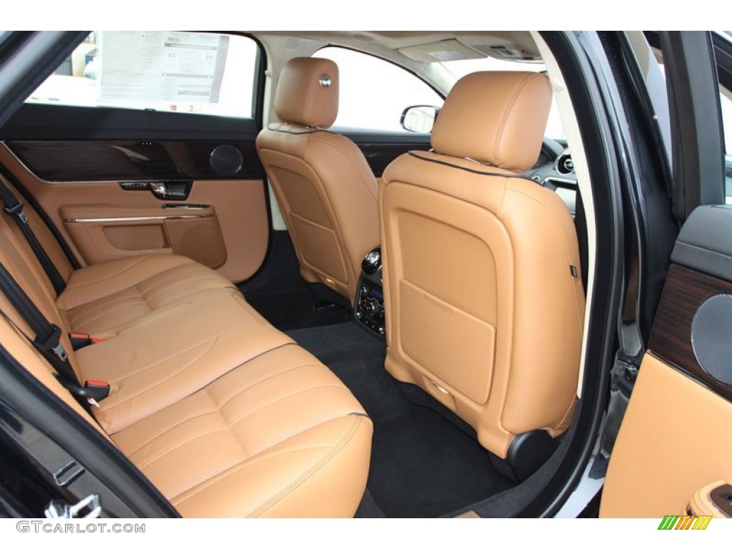 London Tan/Jet Interior 2012 Jaguar XJ XJL Portfolio Photo #61097321