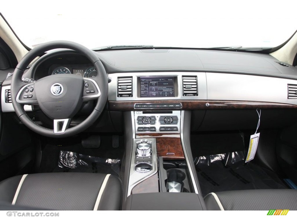 2012 Jaguar XF Portfolio Warm Charcoal/Warm Charcoal Dashboard Photo #61097522
