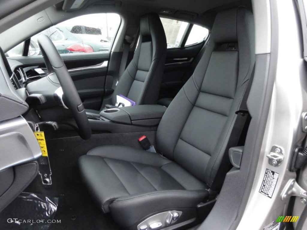 Black Interior 2012 Porsche Panamera 4 Photo #61097930