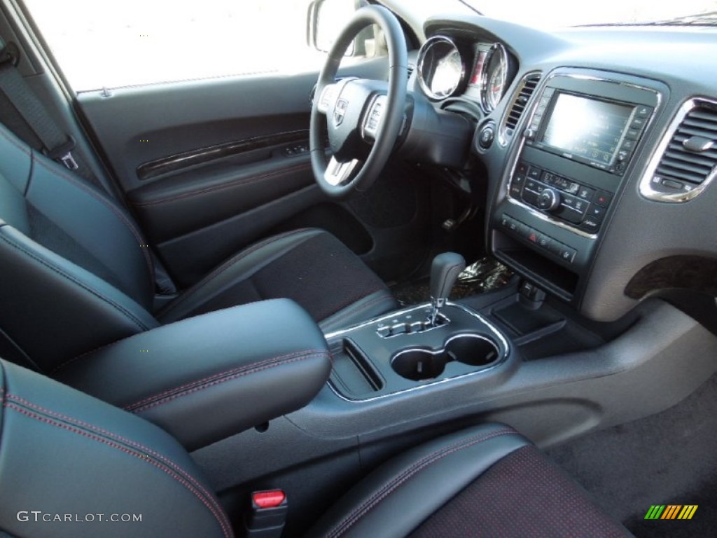 Black Interior 2012 Dodge Durango R/T Photo #61098209