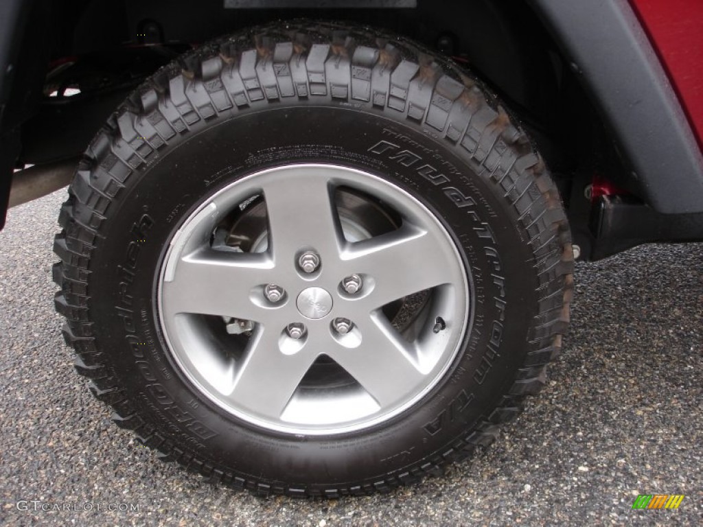 2012 Wrangler Rubicon 4X4 - Deep Cherry Red Crystal Pearl / Black/Dark Saddle photo #8