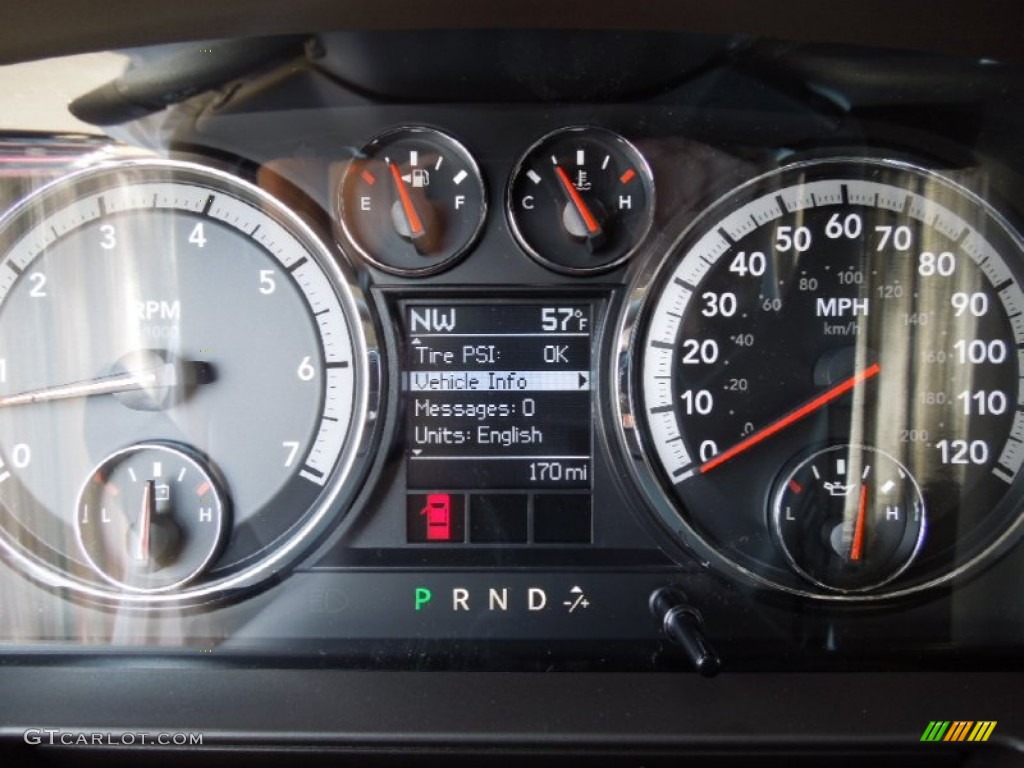 2012 Dodge Ram 1500 Laramie Crew Cab Gauges Photos