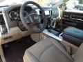 Light Pebble Beige/Bark Brown Interior Photo for 2012 Dodge Ram 1500 #61098527
